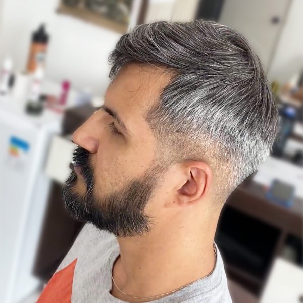Prótesis capilar de pelo natural para hombre de Newtimes Hair